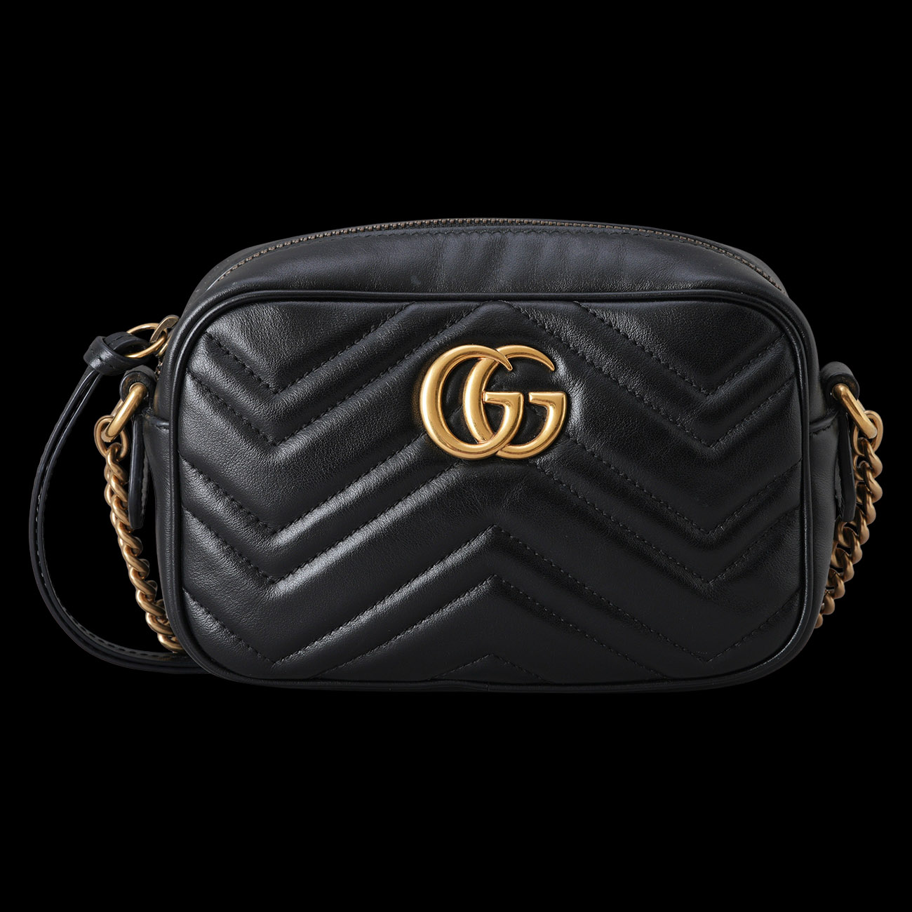 GUCCI(USED)구찌 448065 마몽 마틀라세 미니 크로스백