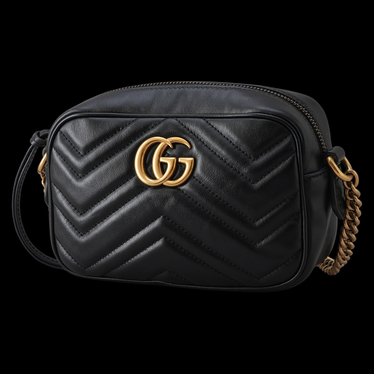 GUCCI(USED)구찌 448065 마몽 마틀라세 미니 크로스백
