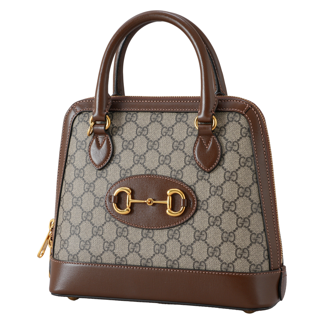 GUCCI(USED)구찌 621220 홀스빗 1955 탑핸들 숄더백 브라운