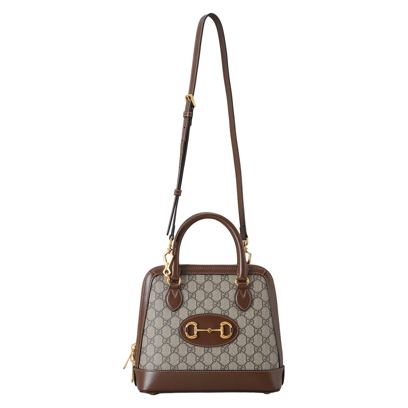 GUCCI(USED)구찌 621220 홀스빗 1955 탑핸들 숄더백 브라운