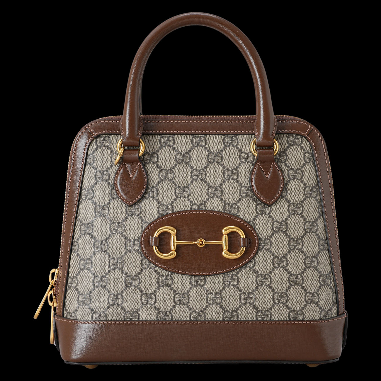 GUCCI(USED)구찌 621220 홀스빗 1955 탑핸들 숄더백 브라운