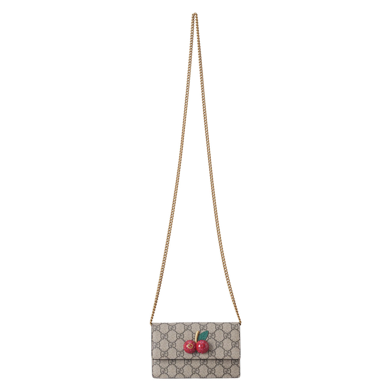 GUCCI(USED)구찌 481291 GG수프림 체리 미니 체인백