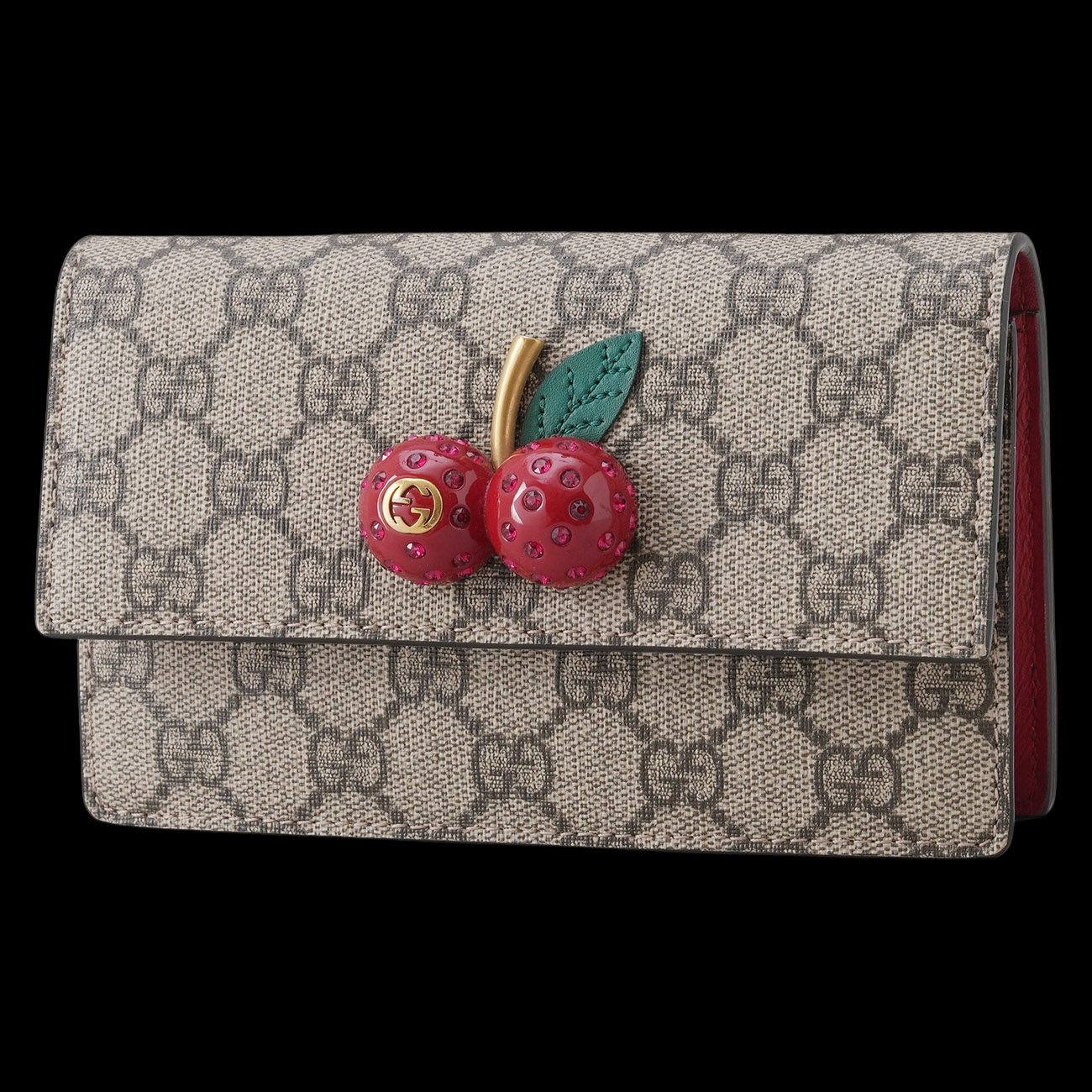 GUCCI(USED)구찌 481291 GG수프림 체리 미니 체인백