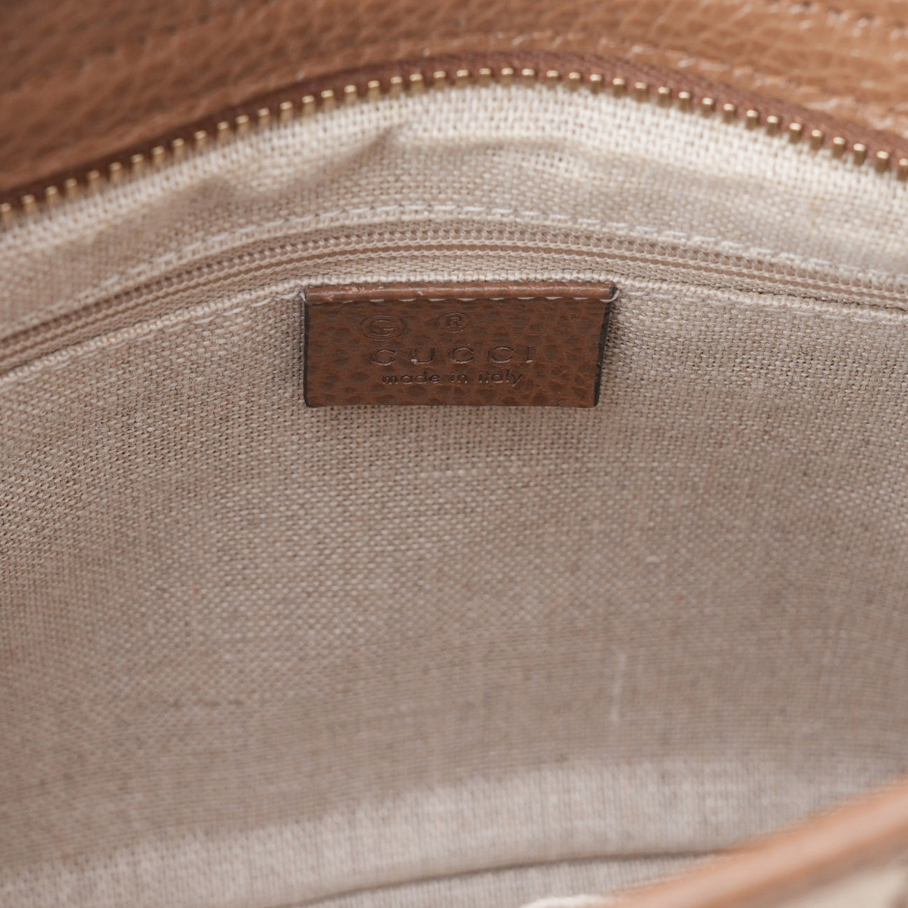 GUCCI(USED)구찌 449241 패브릭 스몰 지퍼 숄더백