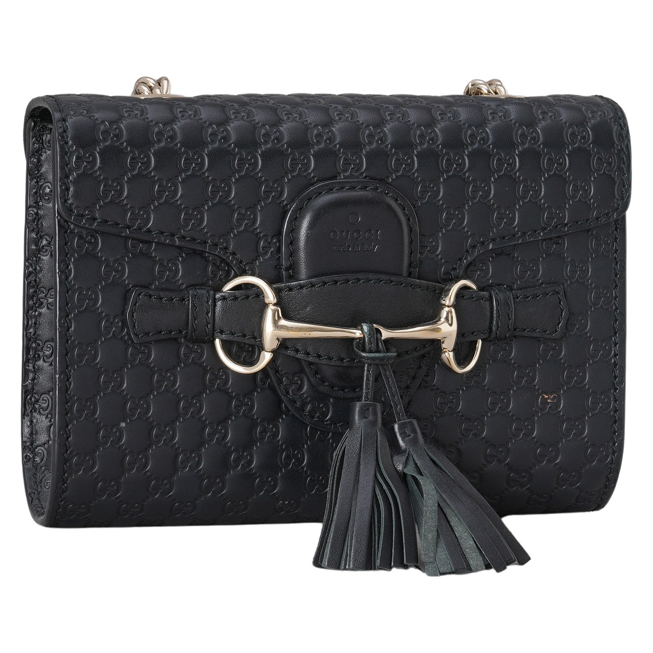 GUCCI(USED)구찌 449636 마이크로 시마 에밀리 체인 크로스백