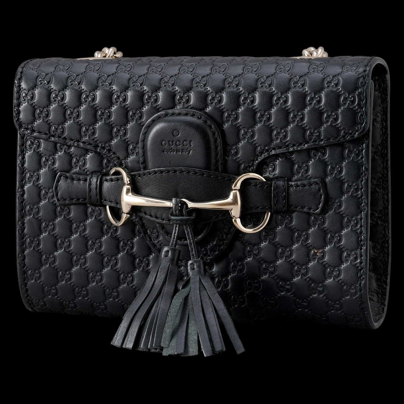 GUCCI(USED)구찌 449636 마이크로 시마 에밀리 체인 크로스백