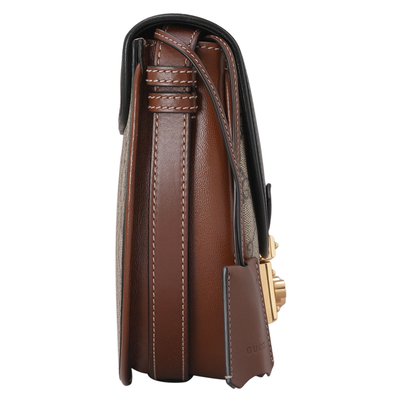 GUCCI(USED)구찌 644524 GG수프림 패드릭 하프문 숄더백