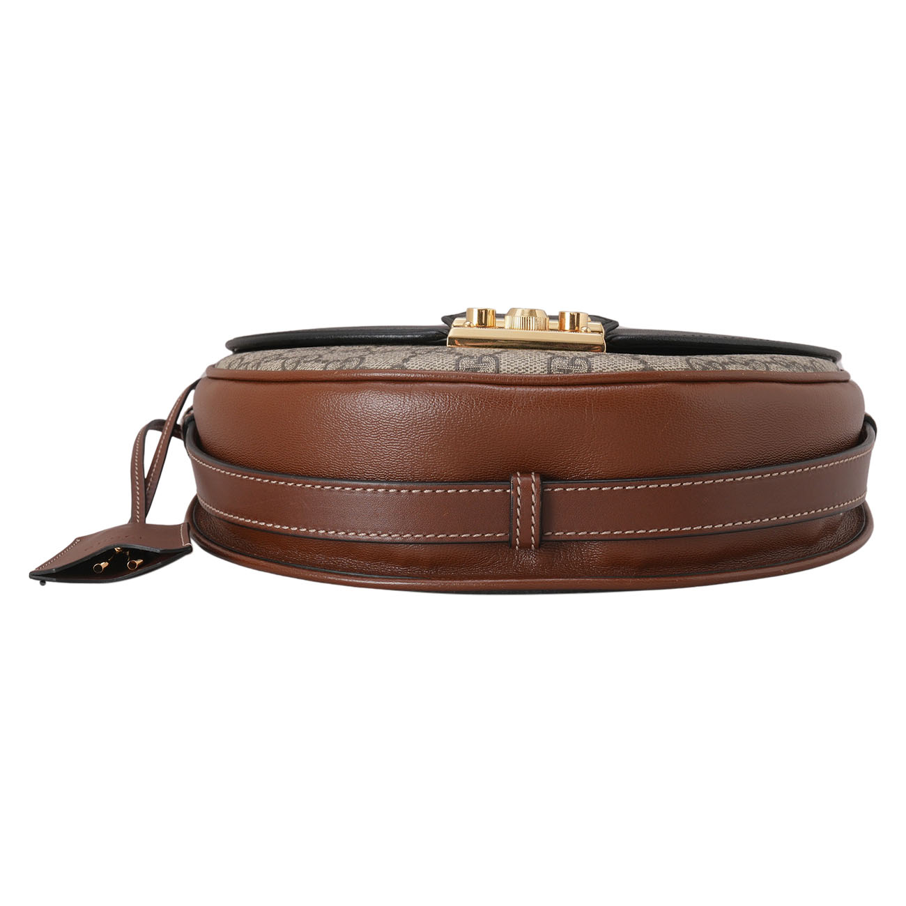 GUCCI(USED)구찌 644524 GG수프림 패드릭 하프문 숄더백