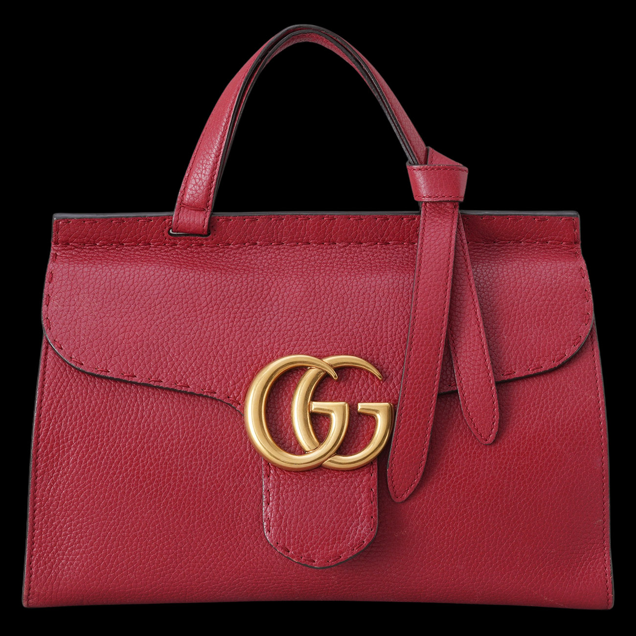 GUCCI(USED)구찌 421890 GG마몽 탑핸들 숄더백
