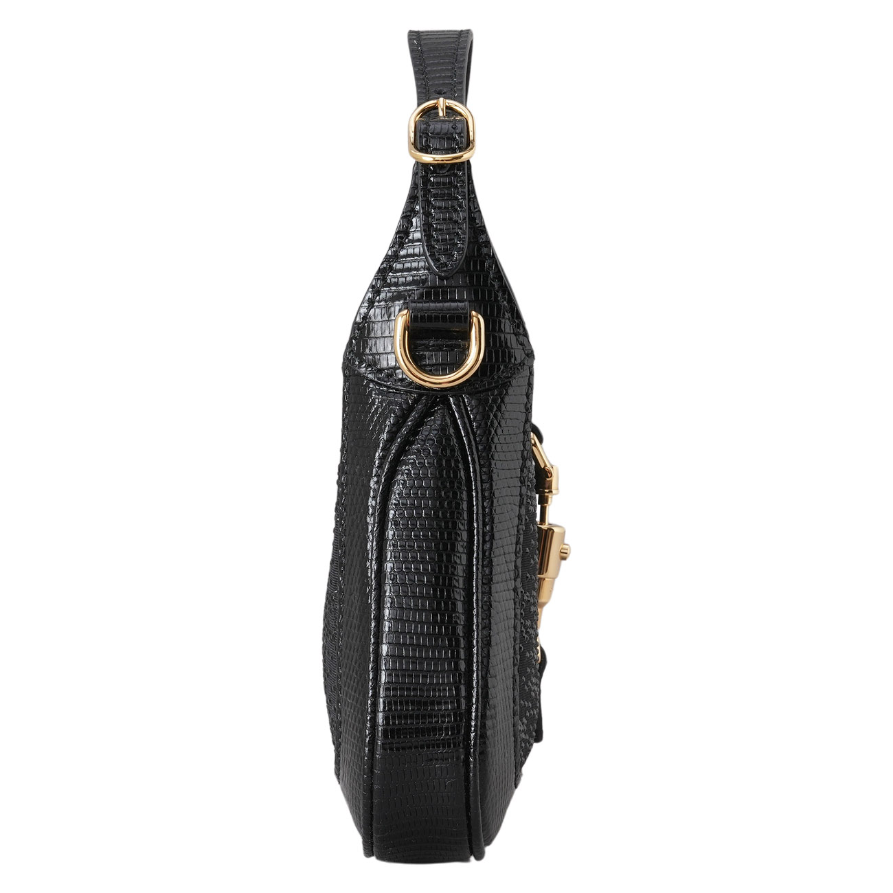 GUCCI(USED)구찌 675799 크리스탈 리자드 재키 1961 호보 미니
