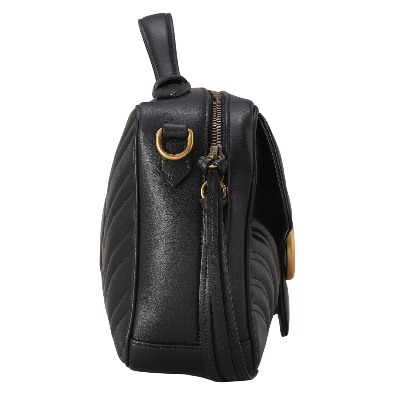GUCCI(USED)구찌 498100 GG마몽 마틀라세 탑핸들 숄더백