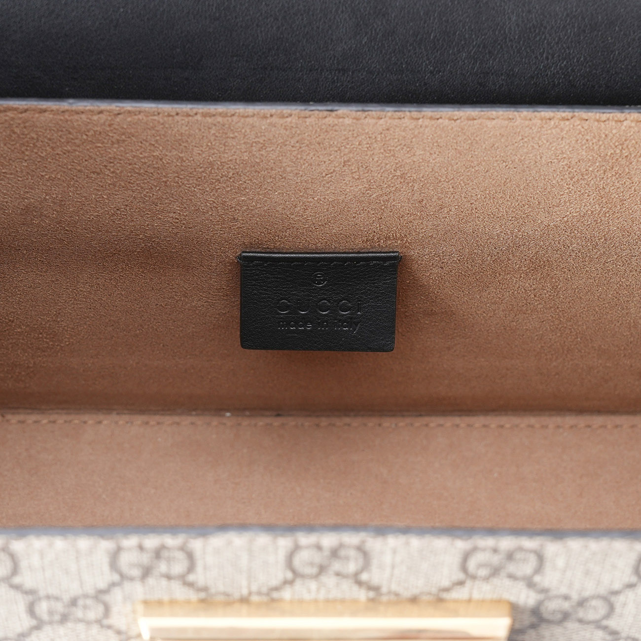 GUCCI(USED)구찌 603221 패드락 뱀부 탑핸들 숄더백