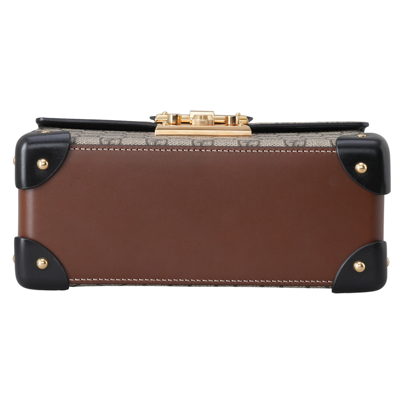GUCCI(USED)구찌 603221 패드락 뱀부 탑핸들 숄더백