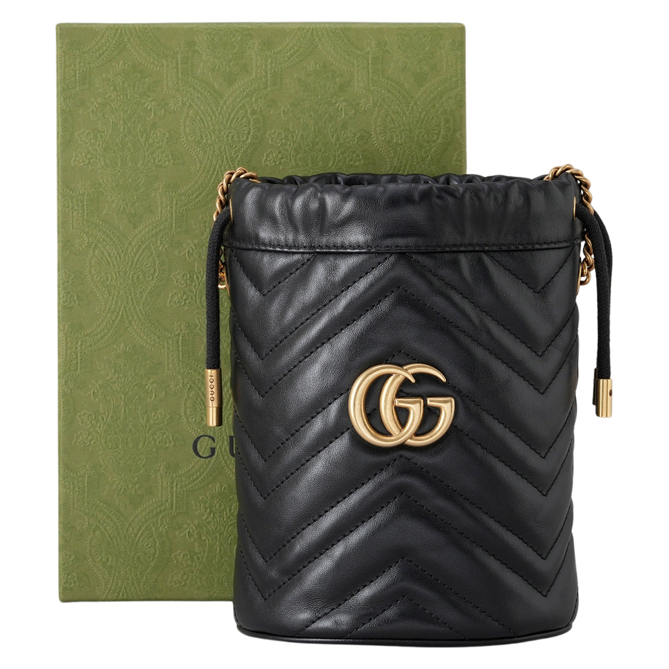 GUCCI(USED)구찌 443497 GG마몽 마틀라세 버킷백