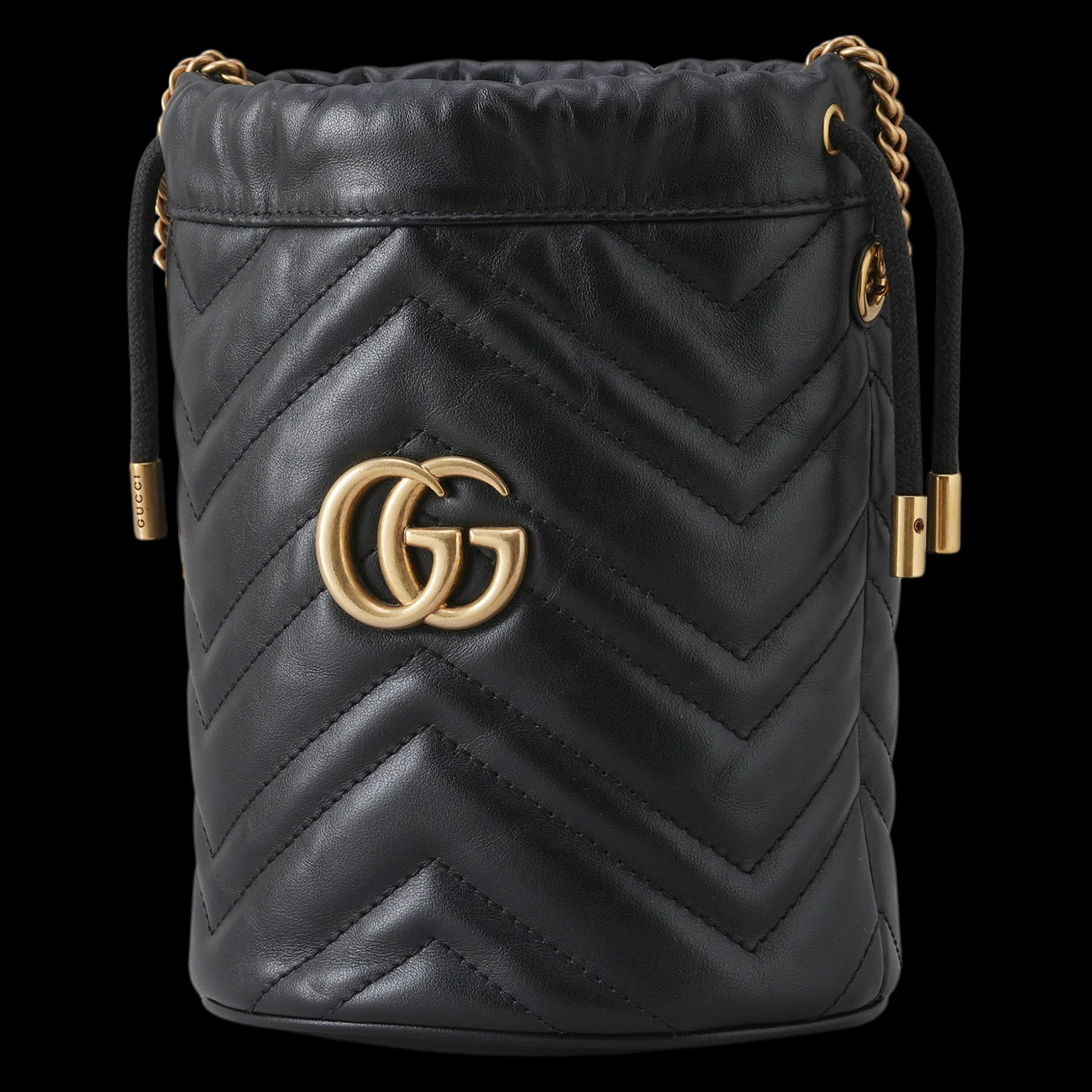GUCCI(USED)구찌 443497 GG마몽 마틀라세 버킷백