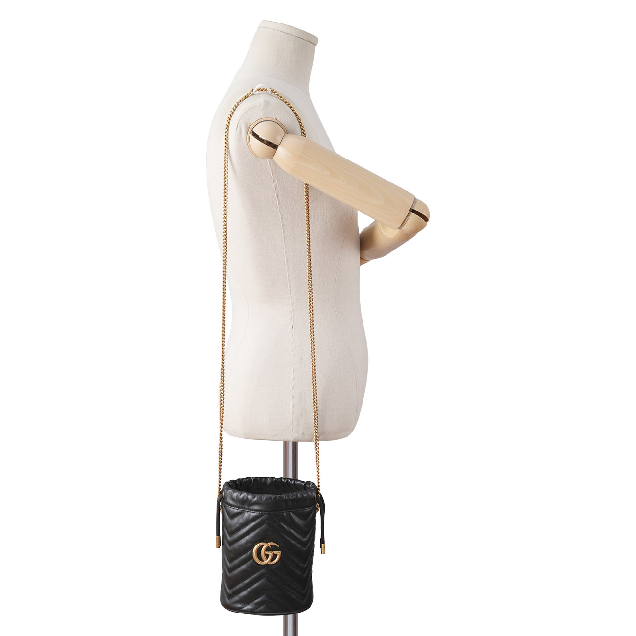 GUCCI(USED)구찌 443497 GG마몽 마틀라세 버킷백