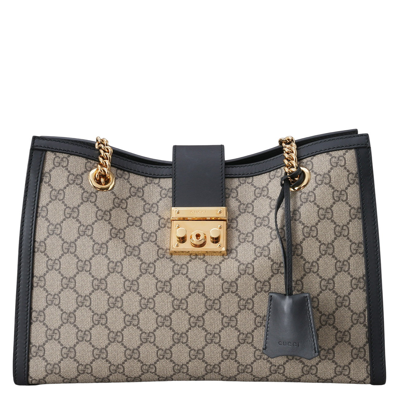 GUCCI(USED)구찌 479197 GG수프림 패드락 체인 숄더백 미듐