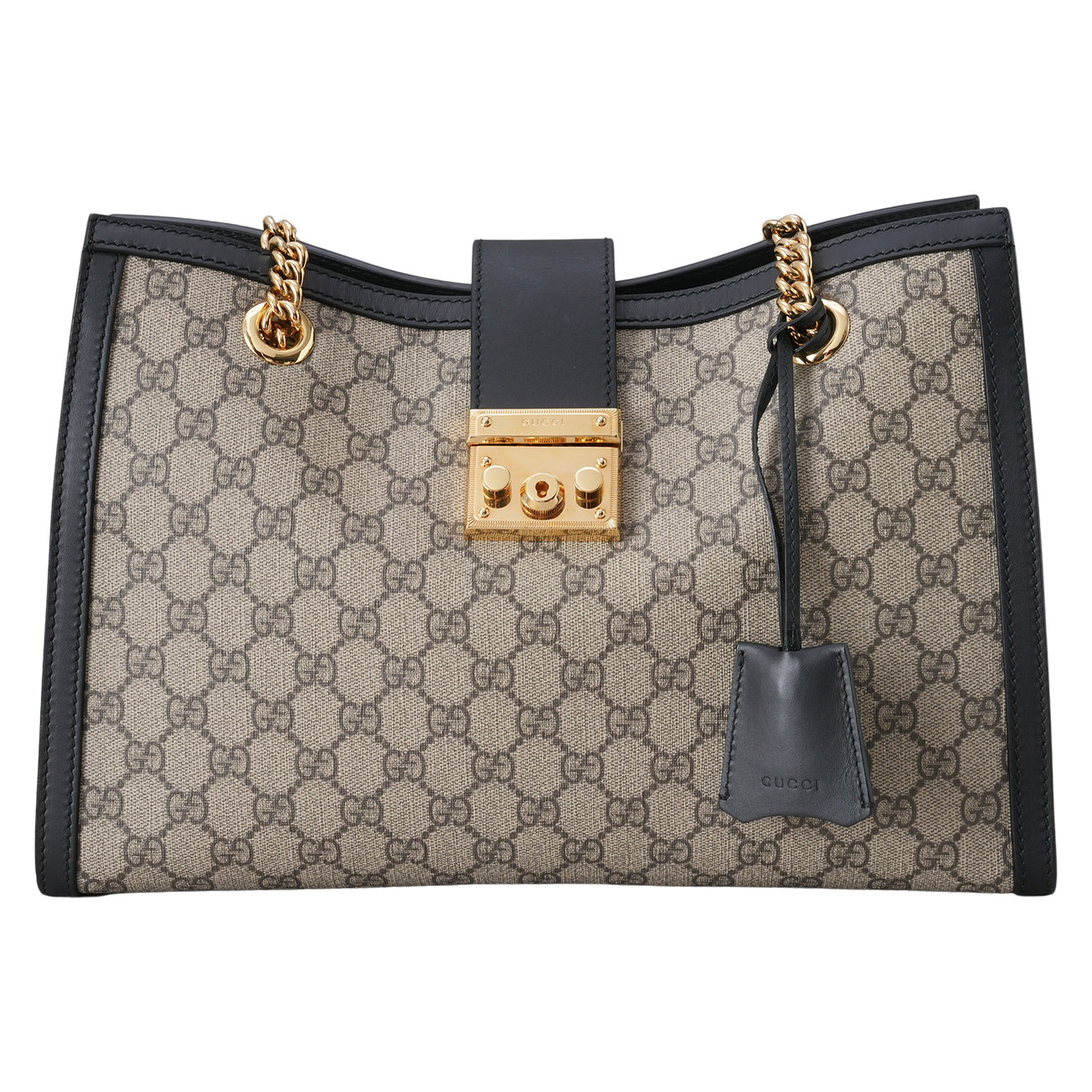 GUCCI(USED)구찌 479197 GG수프림 패드락 체인 숄더백 미듐