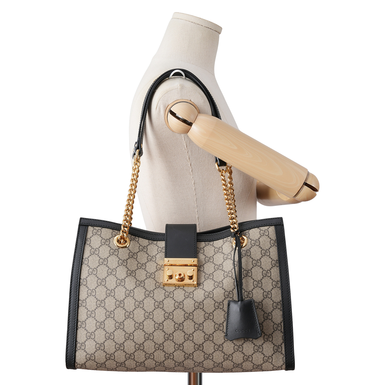 GUCCI(USED)구찌 479197 GG수프림 패드락 체인 숄더백 미듐