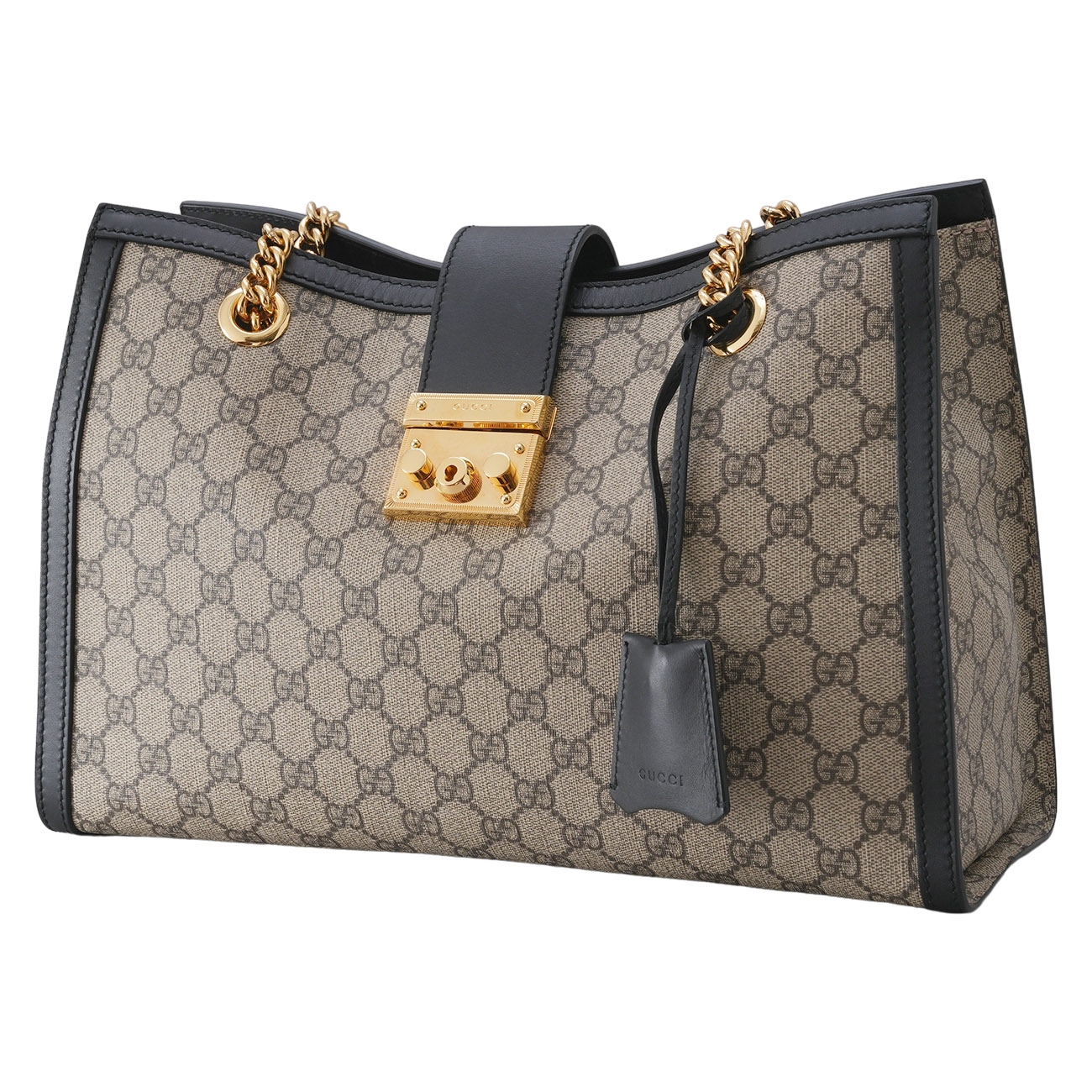 GUCCI(USED)구찌 479197 GG수프림 패드락 체인 숄더백 미듐