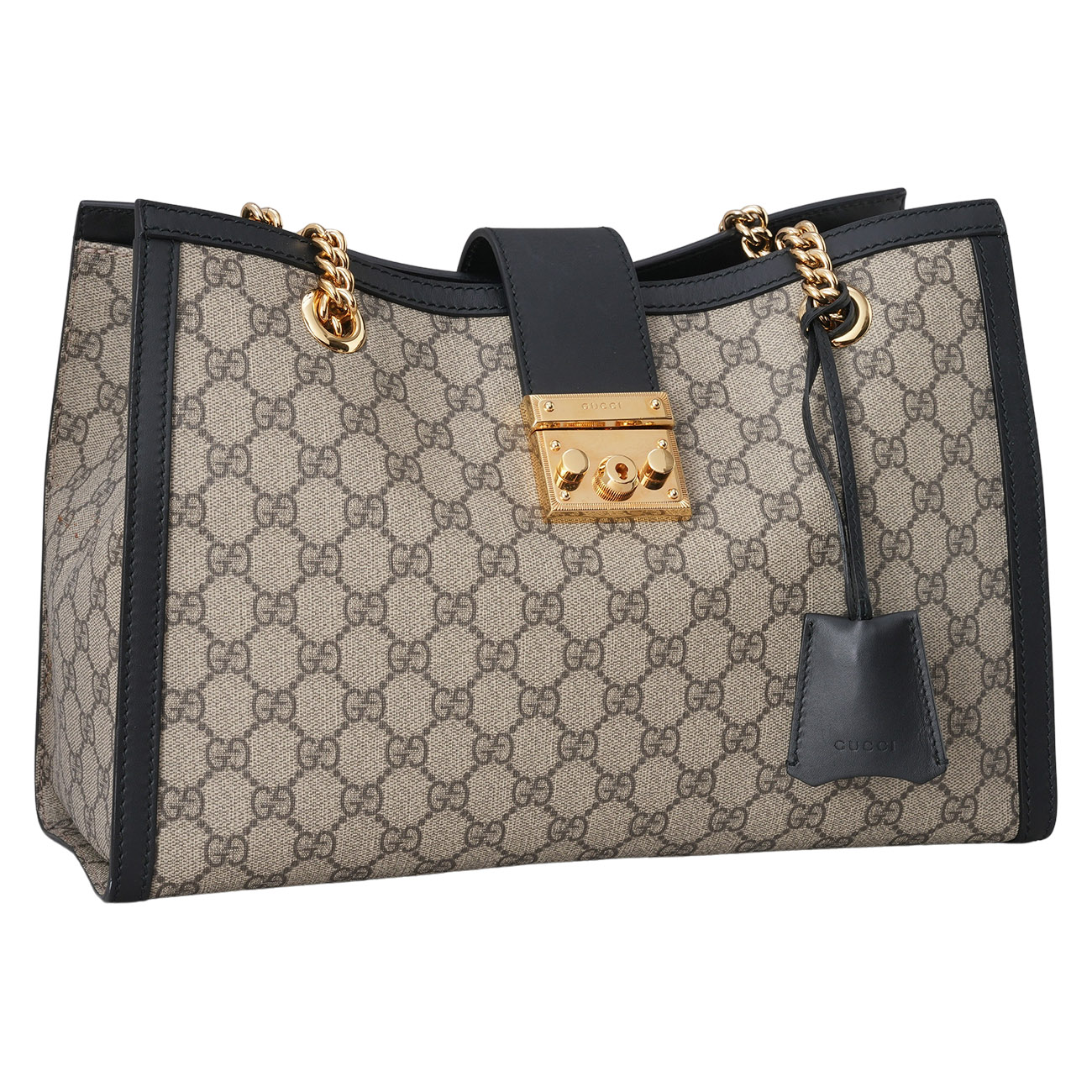 GUCCI(USED)구찌 479197 GG수프림 패드락 체인 숄더백 미듐