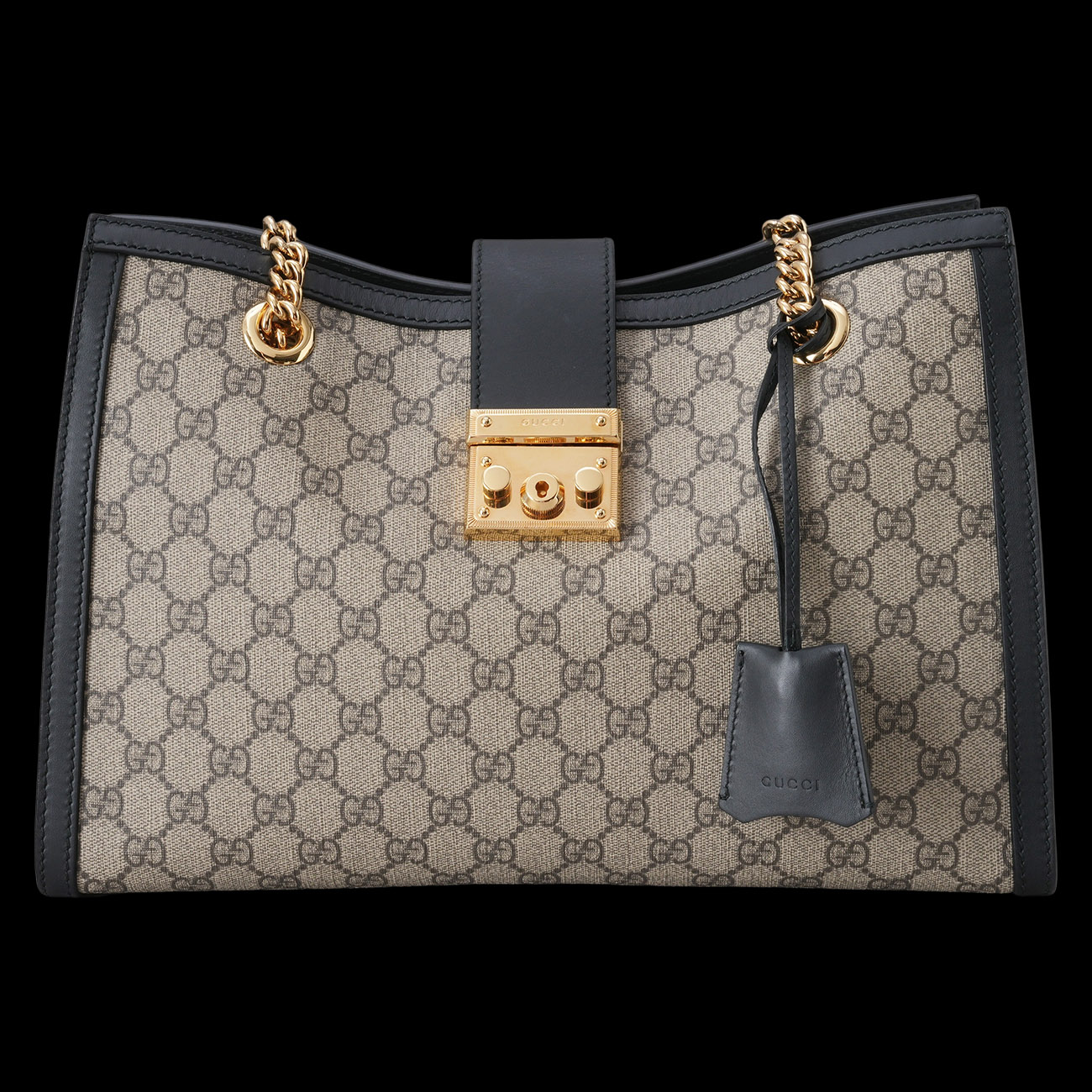 GUCCI(USED)구찌 479197 GG수프림 패드락 체인 숄더백 미듐