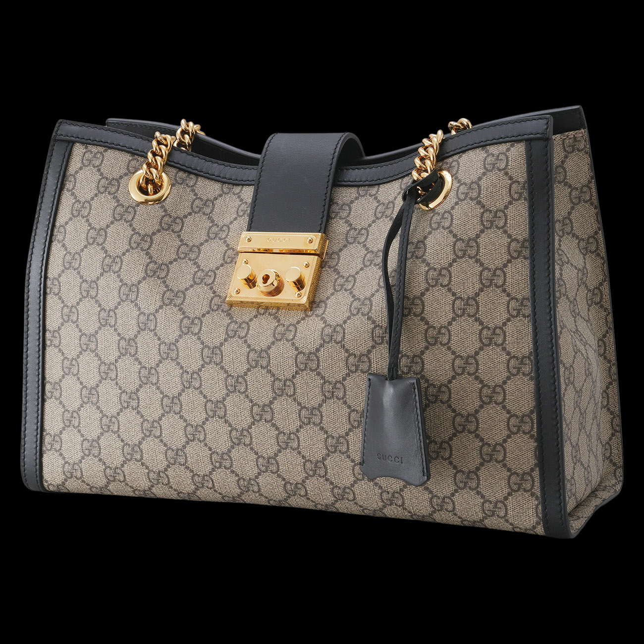 GUCCI(USED)구찌 479197 GG수프림 패드락 체인 숄더백 미듐