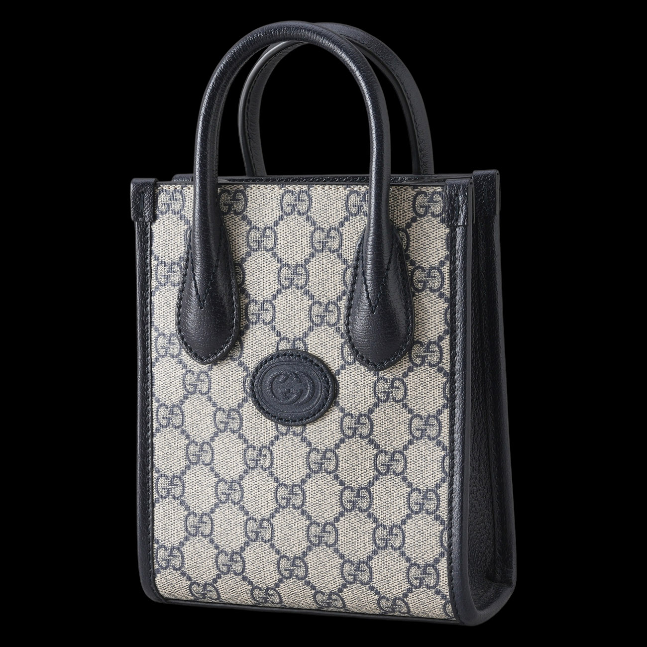 GUCCI(USED)구찌 671623 인터로킹 미니 토트백