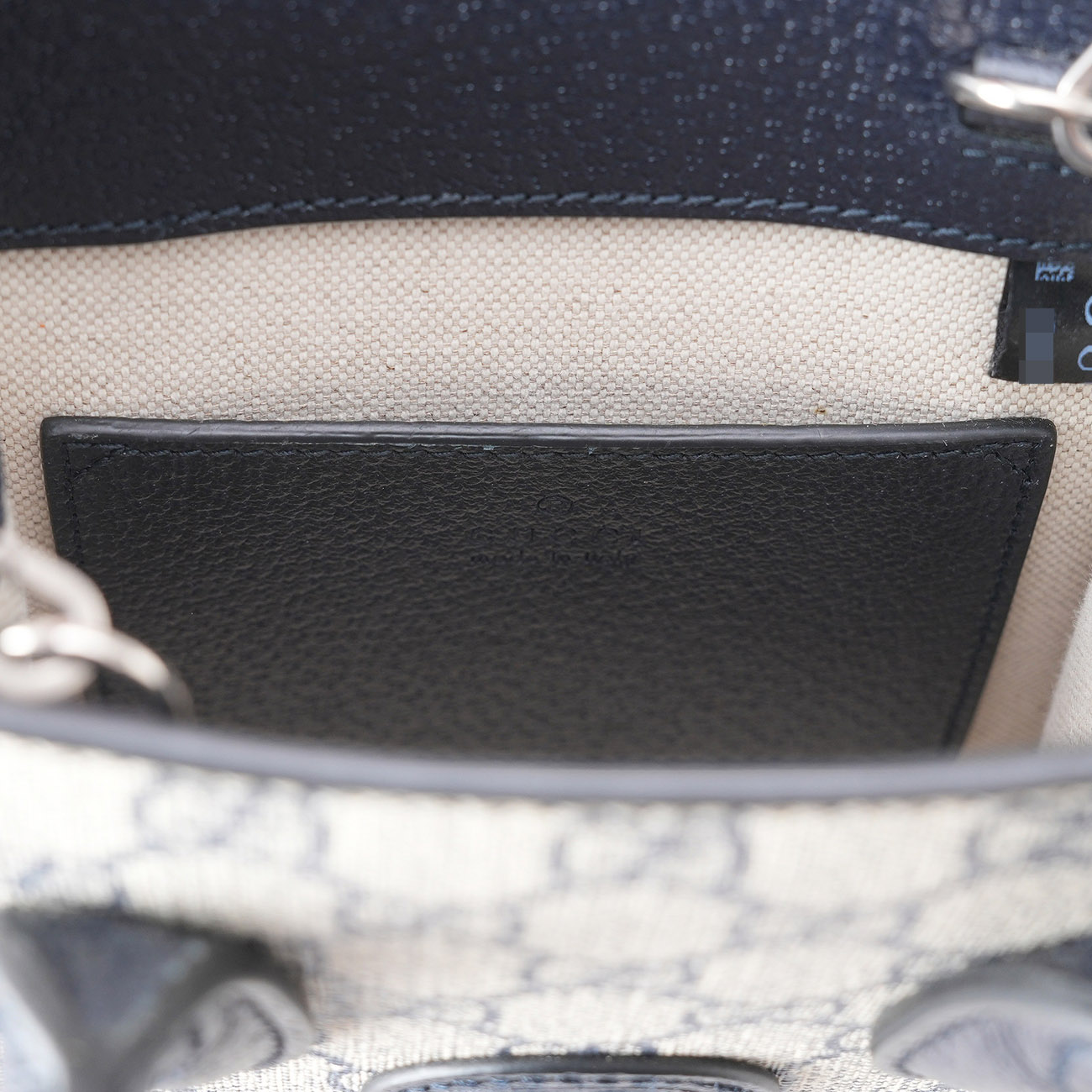 GUCCI(USED)구찌 671623 인터로킹 미니 토트백