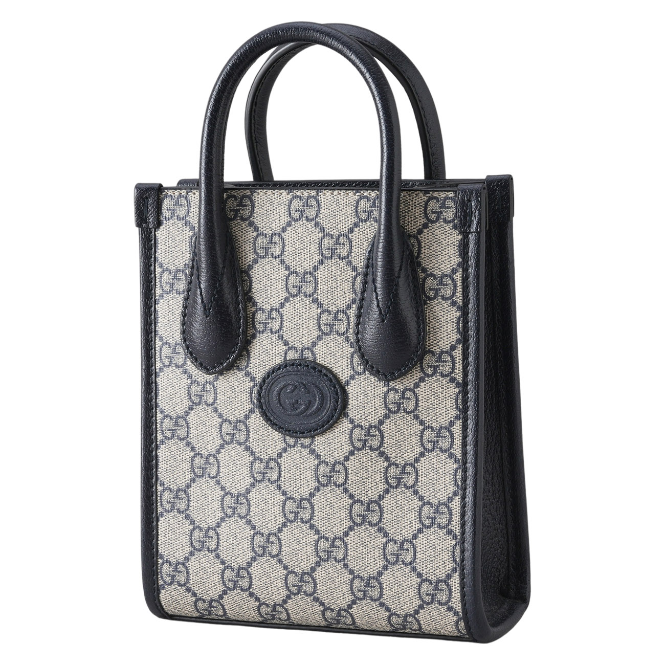GUCCI(USED)구찌 671623 인터로킹 미니 토트백