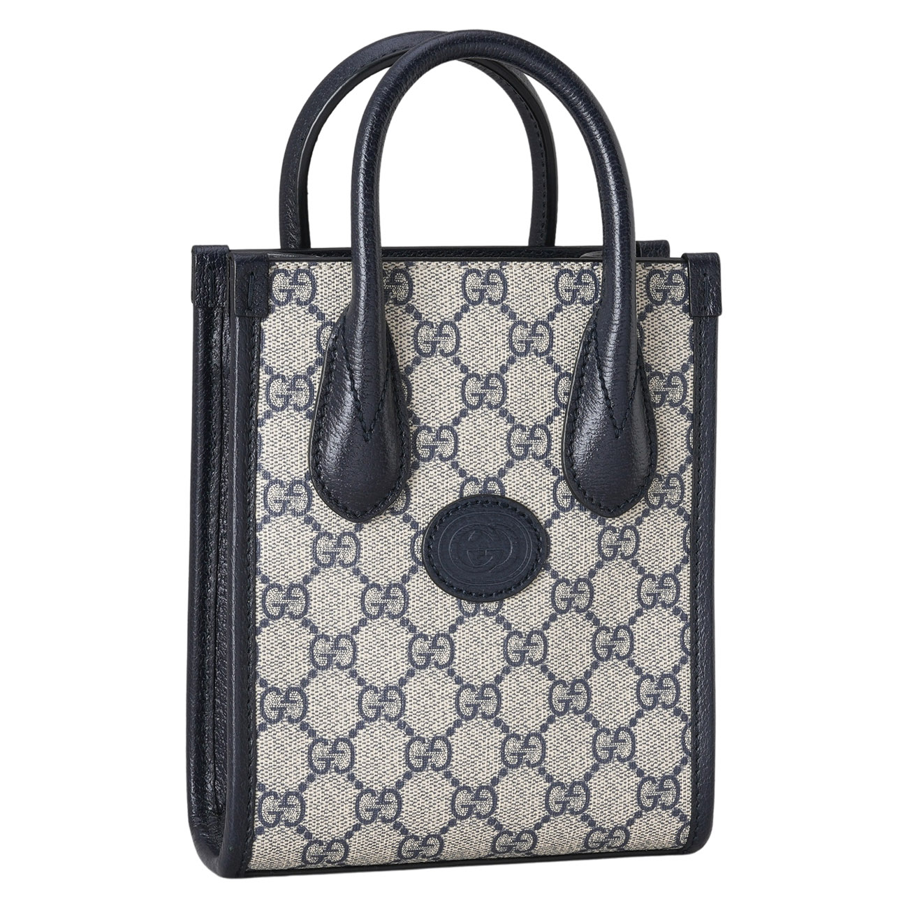 GUCCI(USED)구찌 671623 인터로킹 미니 토트백