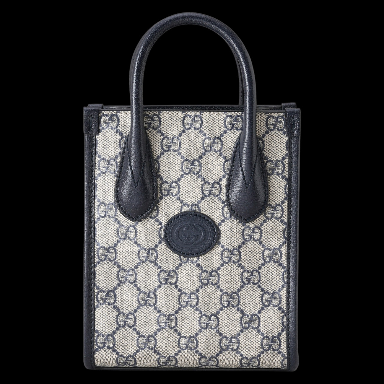 GUCCI(USED)구찌 671623 인터로킹 미니 토트백