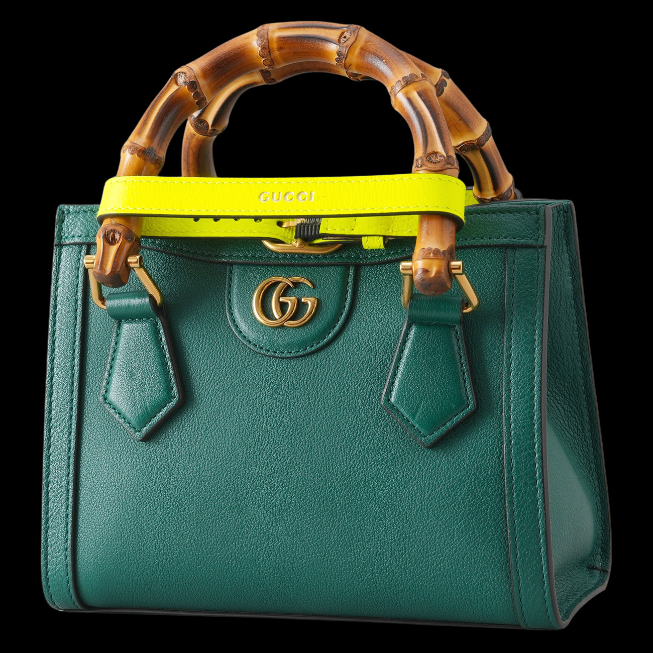 GUCCI(USED)구찌 655661 뱀부 다이애나 토트 백