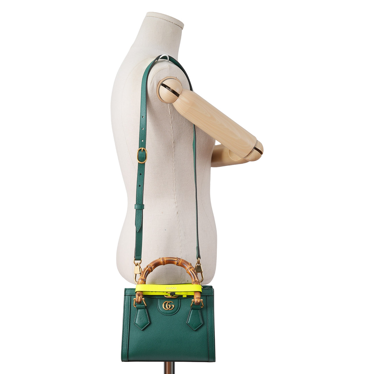 GUCCI(USED)구찌 655661 뱀부 다이애나 토트 백