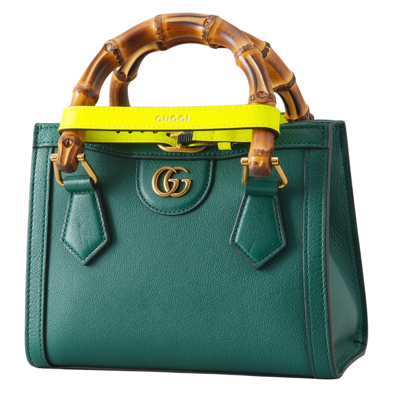 GUCCI(USED)구찌 655661 뱀부 다이애나 토트 백