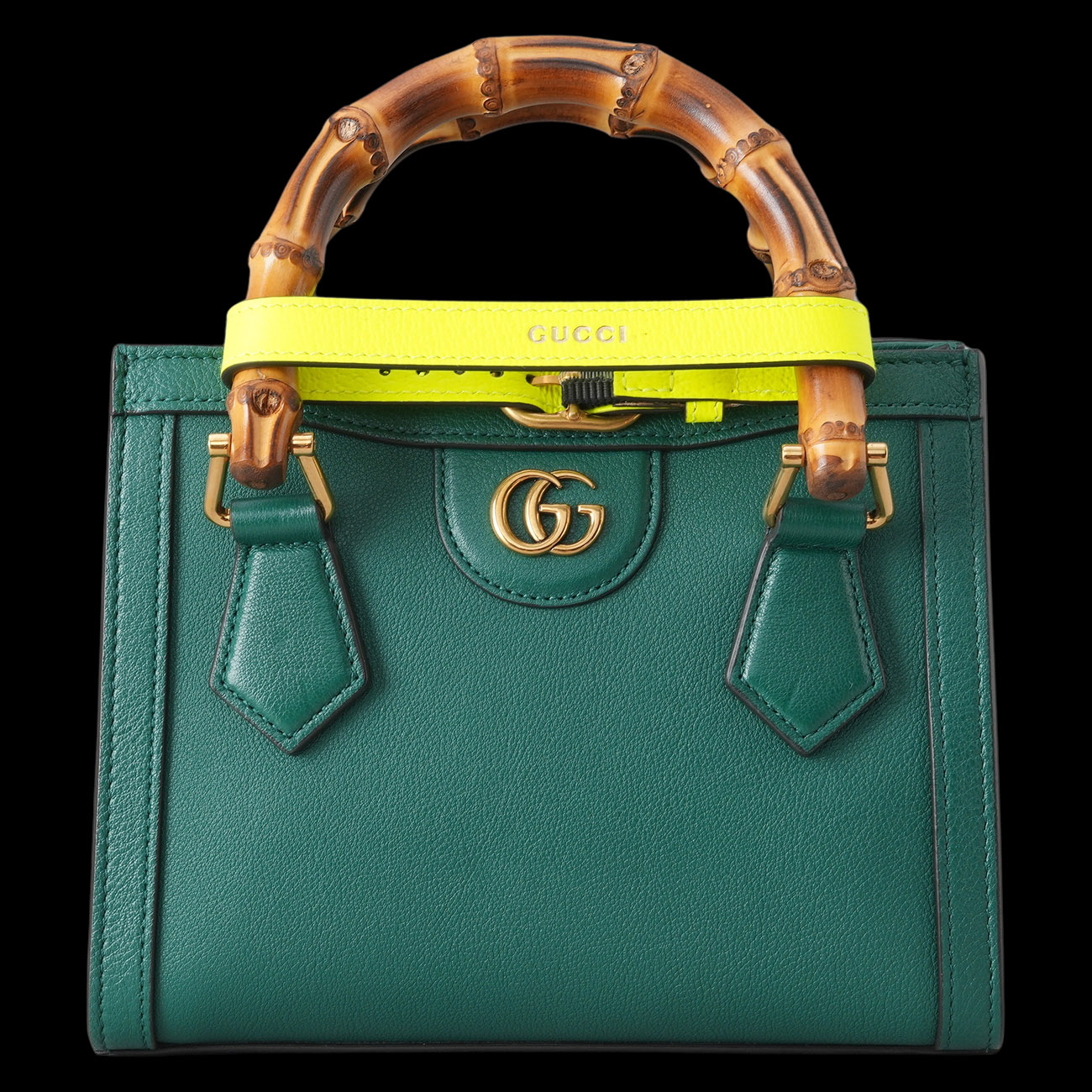 GUCCI(USED)구찌 655661 뱀부 다이애나 토트 백