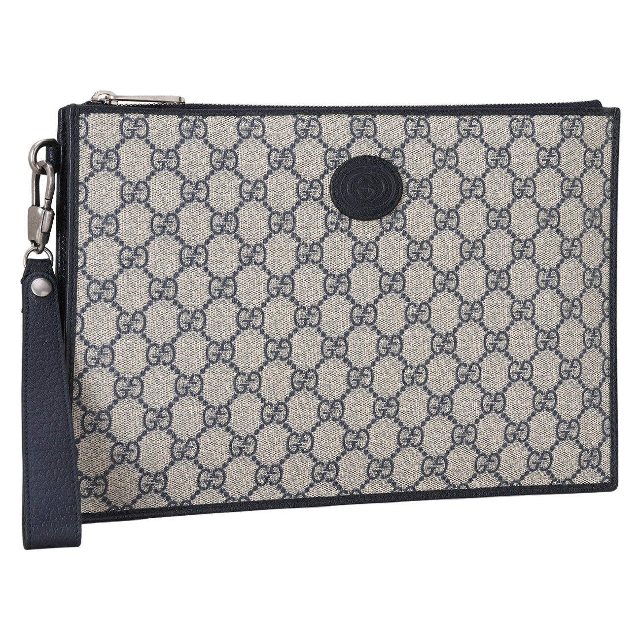 GUCCI(USED)구찌 672953 인터로킹 G 클러치