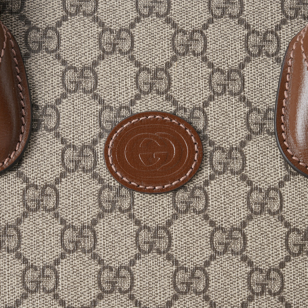 GUCCI(USED)구찌 659983 인터로킹 GG 스몰 토트백