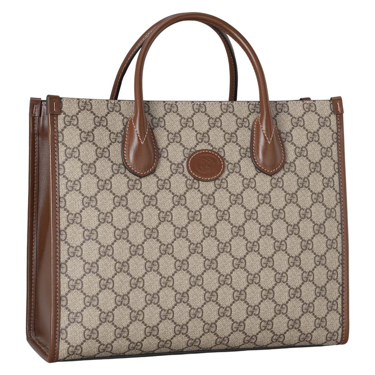 GUCCI(USED)구찌 659983 인터로킹 GG 스몰 토트백