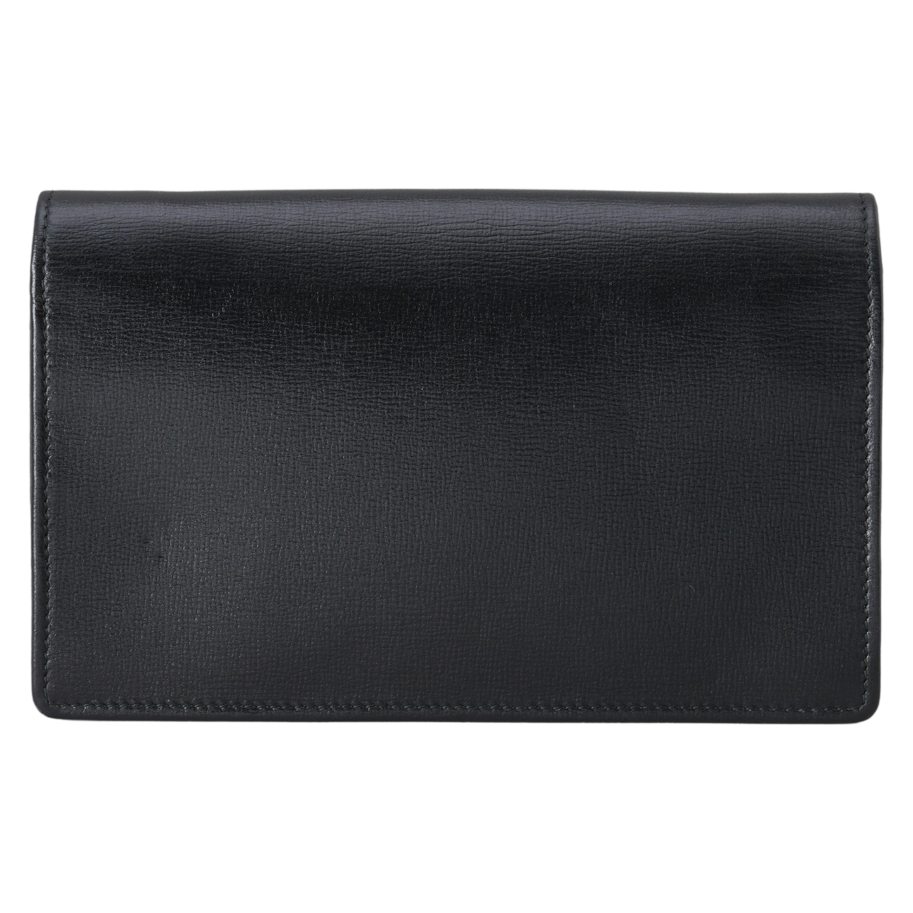 GUCCI(USED)구찌 598549 블랙 레더 CC 로고 체인 WOC