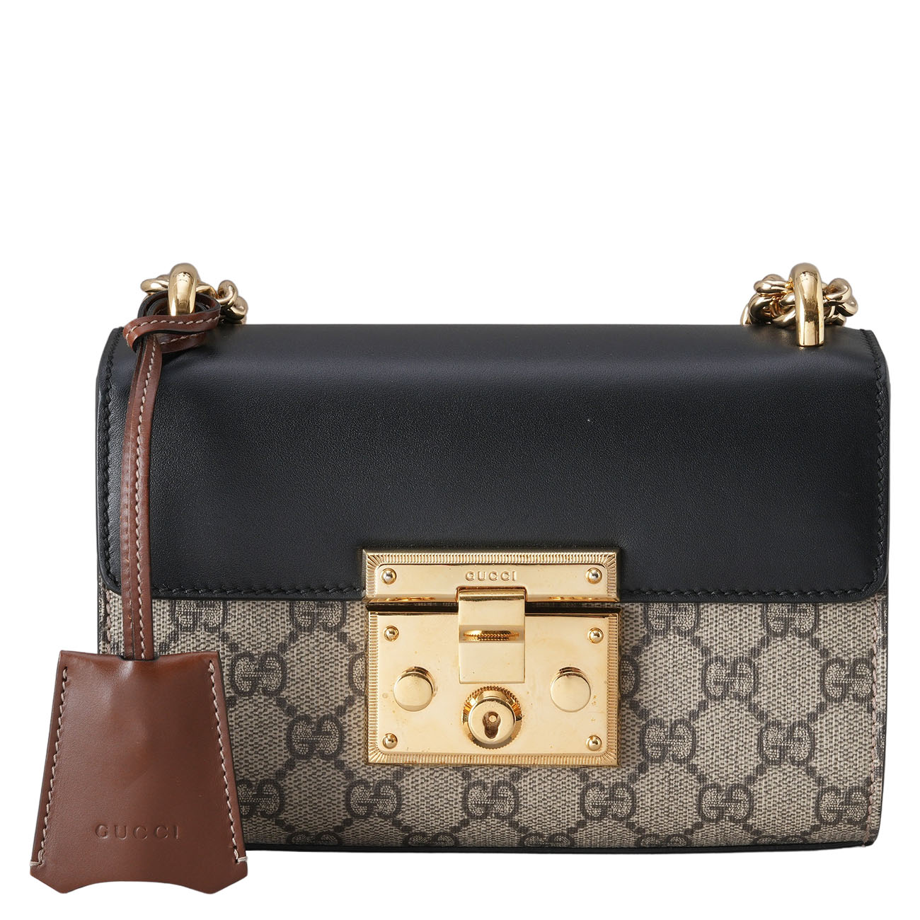 GUCCI(USED)구찌 409487 슈프림 패드락 숄더백