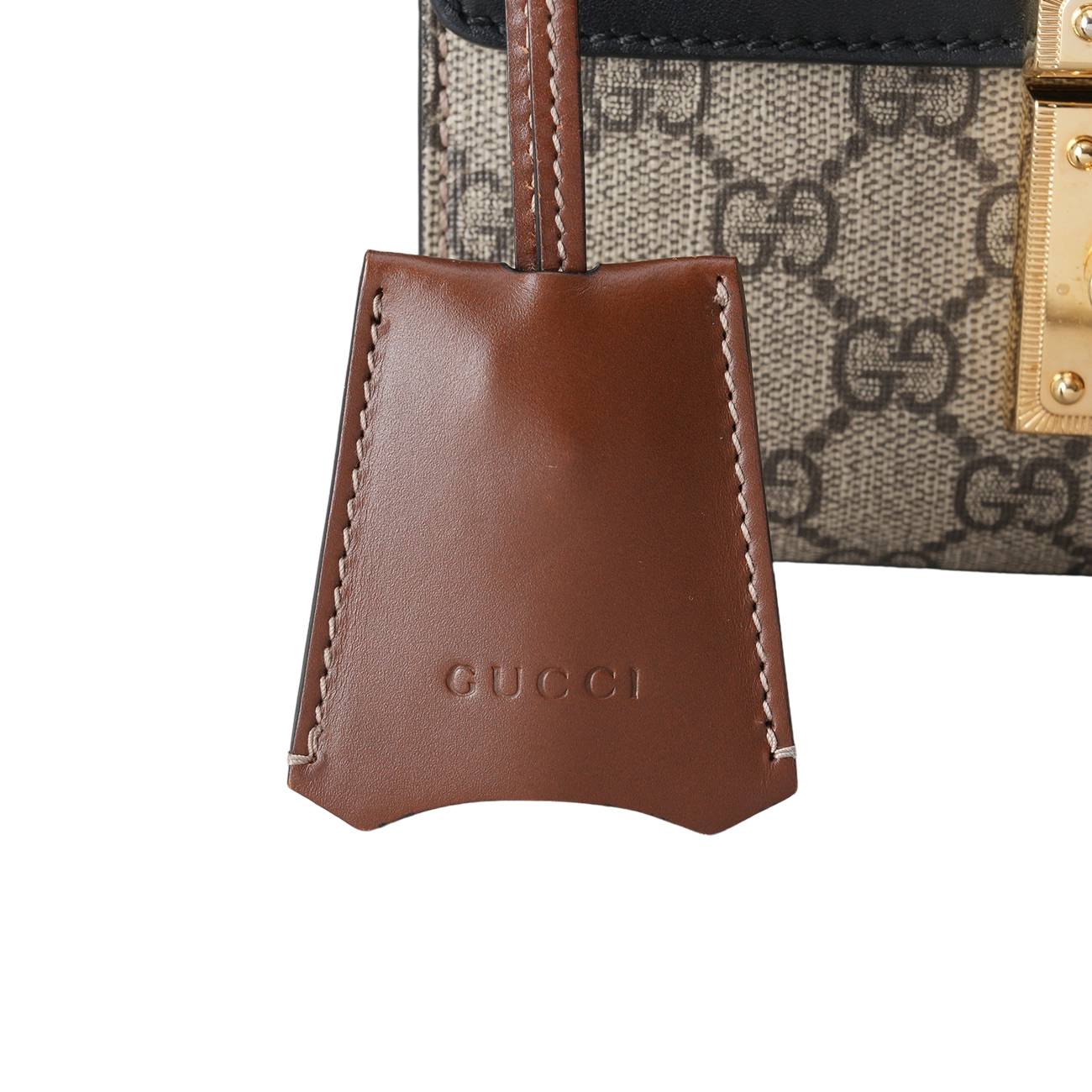 GUCCI(USED)구찌 409487 슈프림 패드락 숄더백