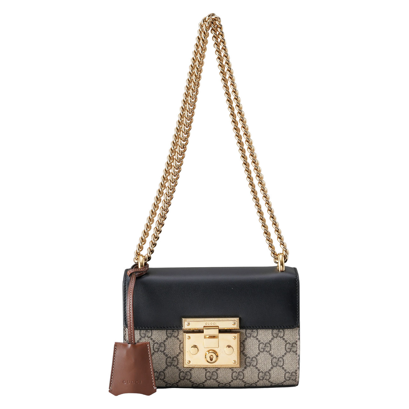 GUCCI(USED)구찌 409487 슈프림 패드락 숄더백