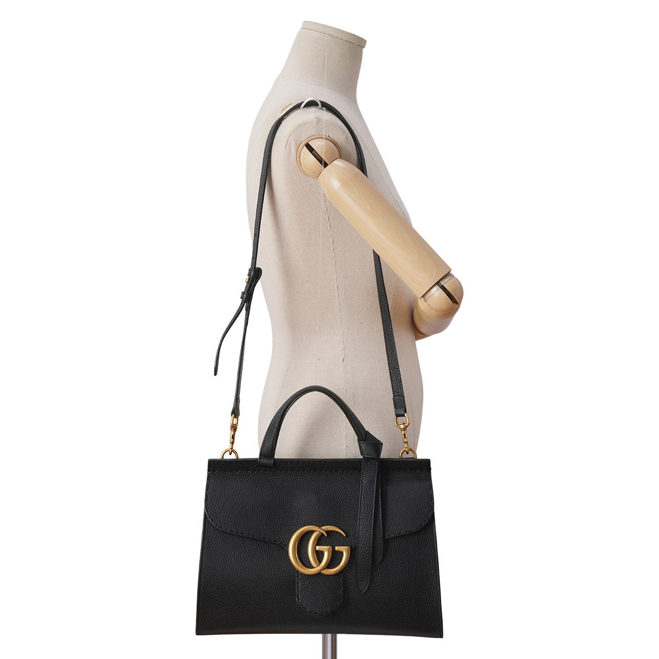 GUCCI(USED)구찌 421890 GG마몽 탑핸들 토트겸 숄더백