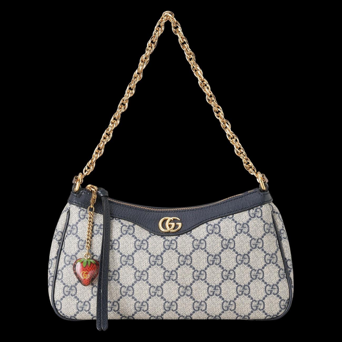GUCCI(USED)구찌 735132 GG수프림 오피디아 스몰 체인 숄더 겸 크로스백
