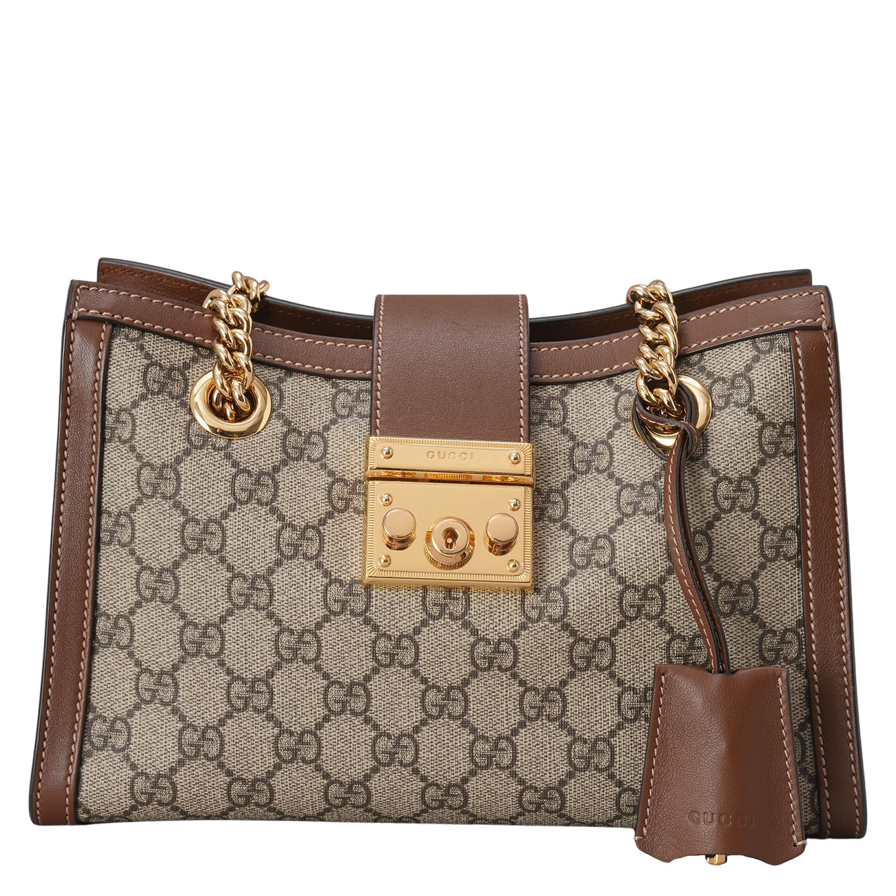 GUCCI(USED)구찌 498156 패들락 GG 스몰 숄더백