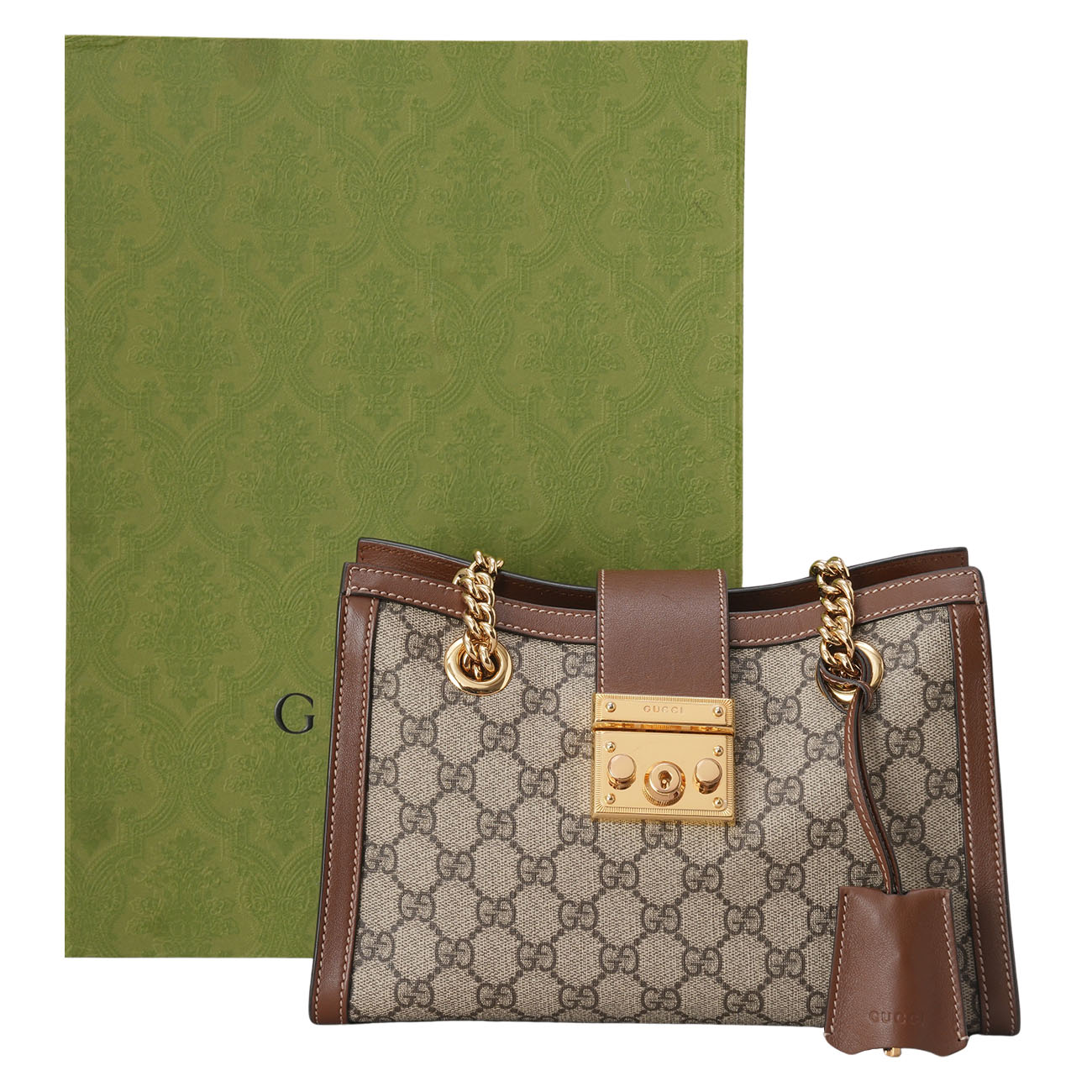 GUCCI(USED)구찌 498156 패들락 GG 스몰 숄더백