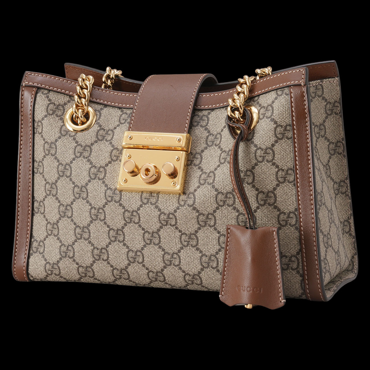 GUCCI(USED)구찌 498156 패들락 GG 스몰 숄더백