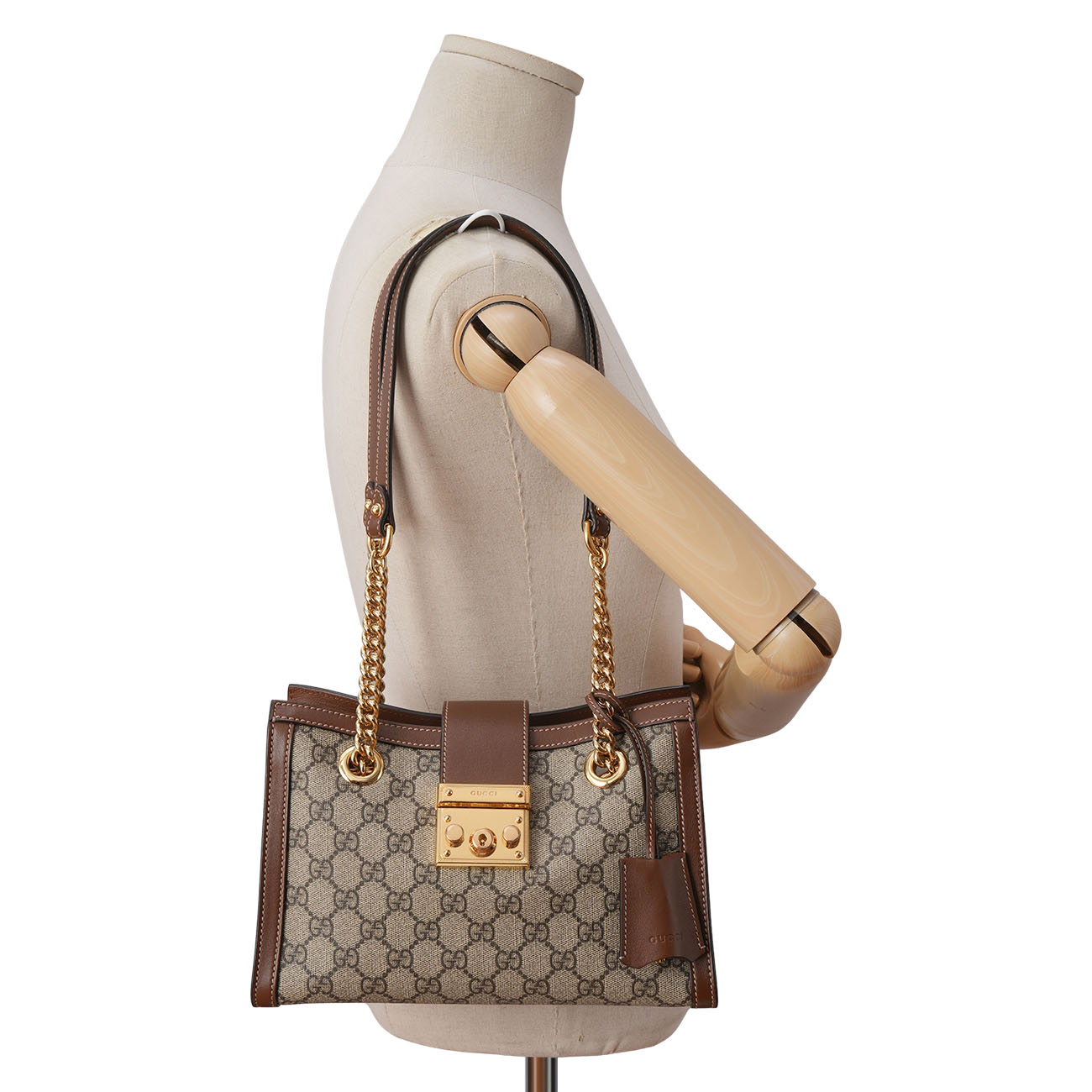 GUCCI(USED)구찌 498156 패들락 GG 스몰 숄더백