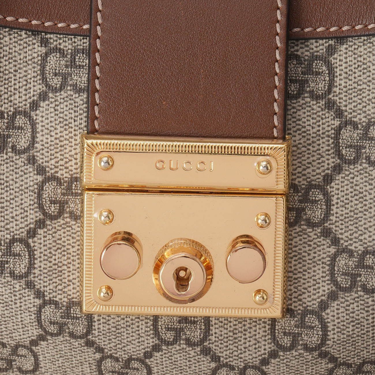 GUCCI(USED)구찌 498156 패들락 GG 스몰 숄더백